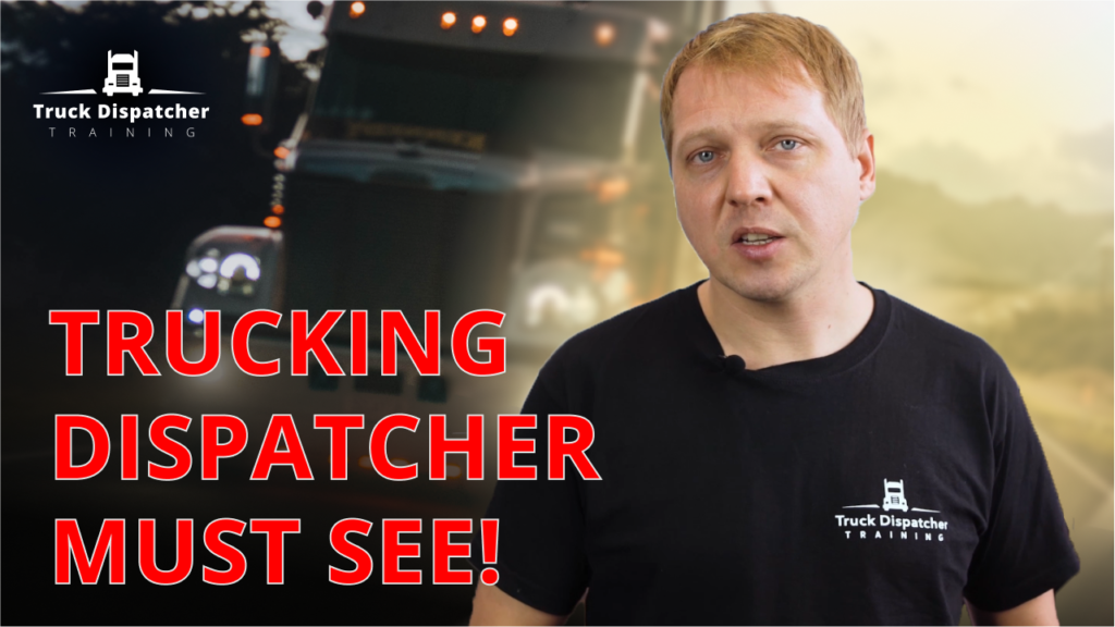 Trucking Dispatcher must see! - Truck Dispatcher Training