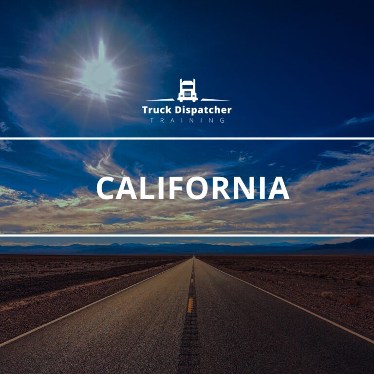 California Truck Dispatcher Training